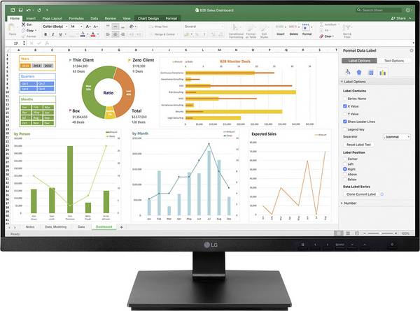 LG Electronics 27BN65Q-B LCD monitor repasované, stav velmi dobrý Energetická třída (EEK2021) G (A - G) 68.6 cm (27 palec)  16:9 5 ms DisplayPort, HDMI™ IPS LCD