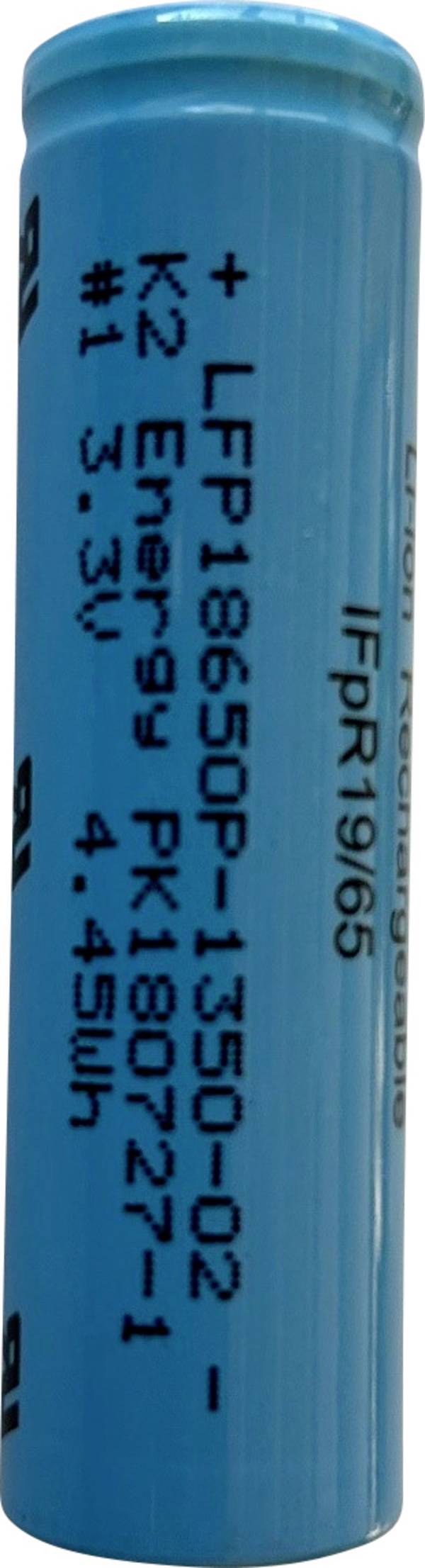 K2 Energy HIGH CAPACITY K218650UP01 POWER CELL DATA Akupack 18650 odolné vůči vysokým proudům, odolné vůči vysokým teplotám, odolné vůči nízkým teplotám LiFePO4 3.3 V 1.35 Ah 1 ks
