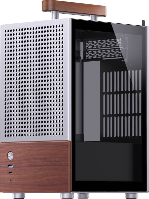 Jonsbo  mini tower pouzdro, PC skříň, herní pouzdro  stříbrná
