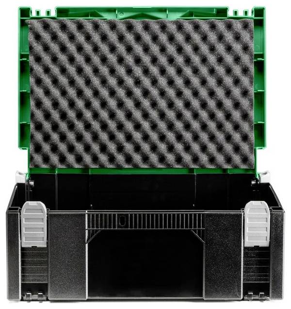 HiKOKI System Case II, 402539 kufr na elektrické nářadí, plast, černá, zelená, (d x š x v) 295 x 158 x 295 mm