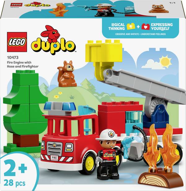 10473 LEGO® DUPLO® Hasicí auto s hadicí a požárníkem (10473)