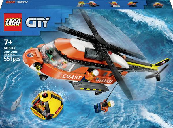 60503 LEGO® CITY Vrtulníky pobřežní stráže (60503); sada pro výstavbu a hráz