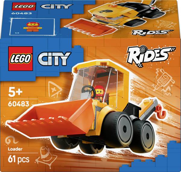 60483 LEGO® CITY Coole žihadlo - kolový nakladač (60483), stavebnice