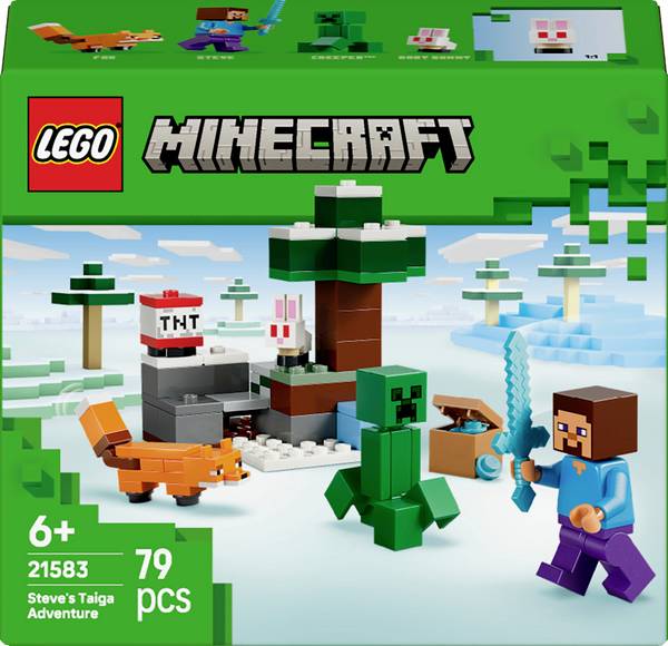 21583 LEGO® MINECRAFT Steves dobrodružství v Taigi (21583)