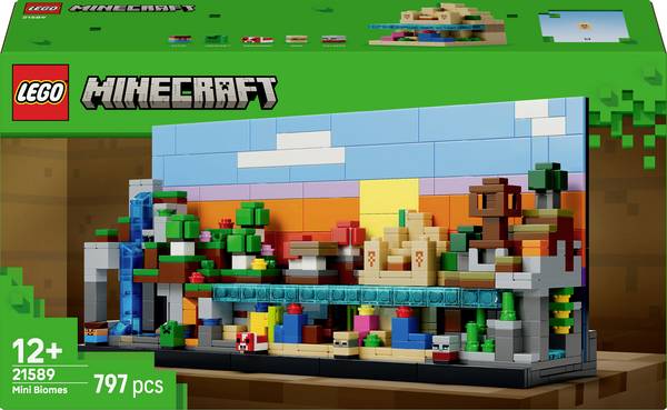 21589 LEGO® MINECRAFT Mini-Biome (21589); stavebnice; plast pro videohry