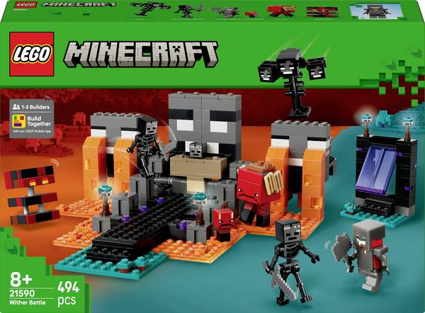 21590 LEGO® MINECRAFT Duell s Withher (21590); dárek pro hráče