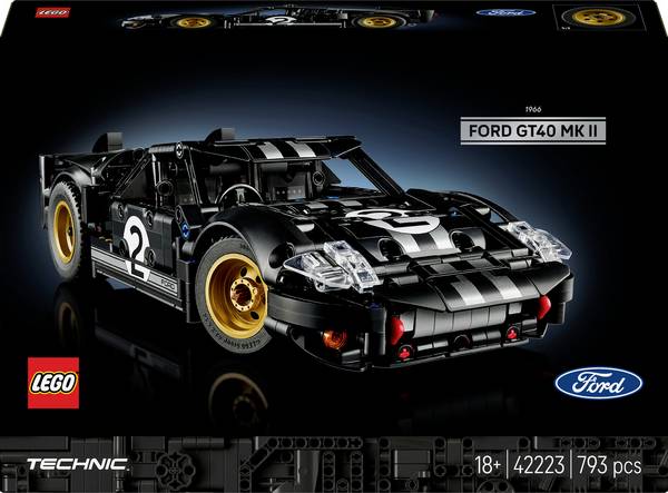 42223 LEGO® TECHNIC 1966 závodní vůz Ford GT40 MKII (42223)