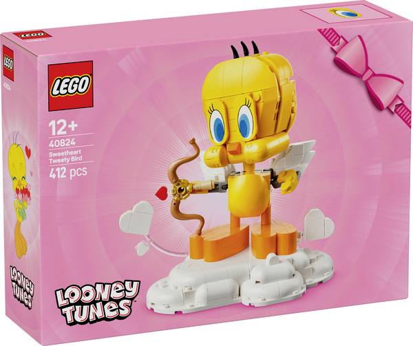 40824 LEGO® ICONS™ Looney Tunes™ Lmielsbote Tweety (40824); stavebnice; postava pro vydávání