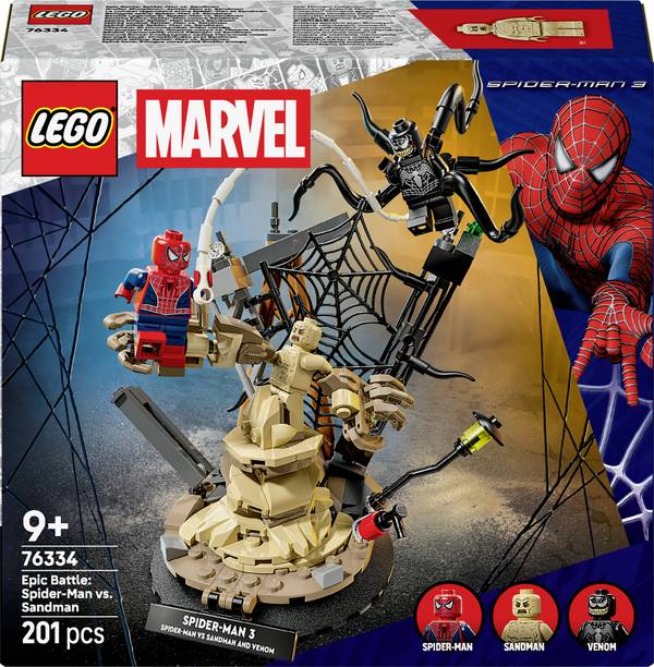 76334 LEGO® MARVEL SUPER HEROES Větší show: Spider Man vs. Sandman