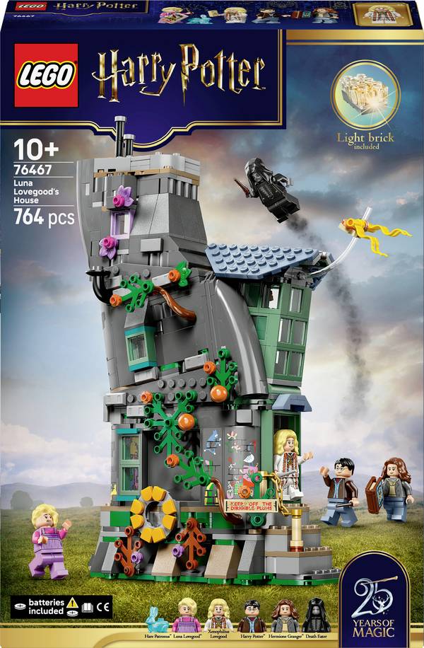 76467 LEGO® HARRY POTTER™ Luna Leovegoods dům (76467); stavební hračky