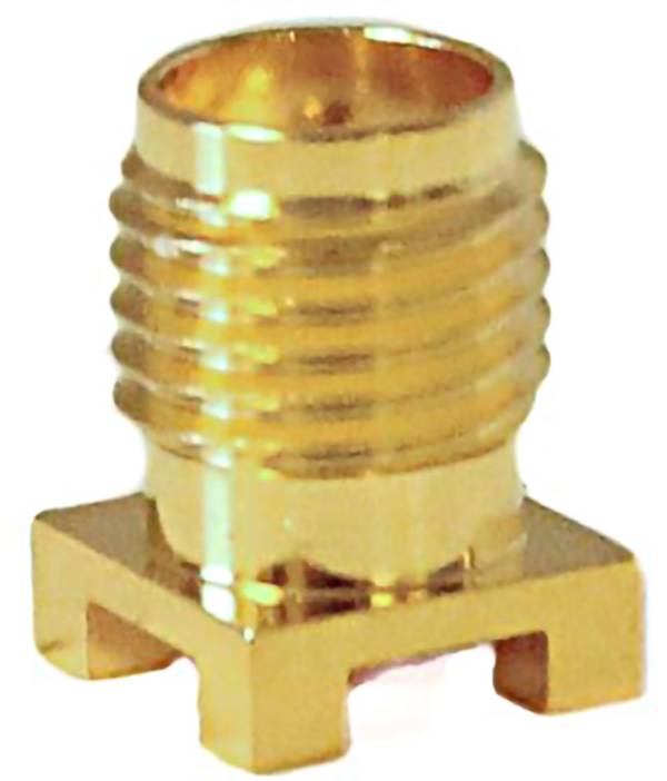 Mueller Electric BU-1420711201 adaptérový konektor, SMA zásuvka - rovná, mosaz