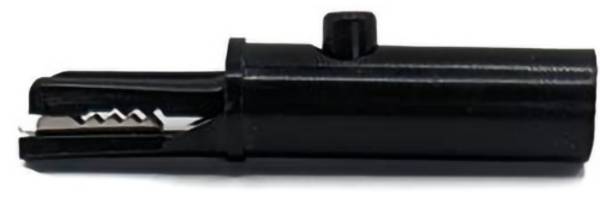 Mueller Electric BU-27.259.2 krokosvorka, banánková zdířka , černá