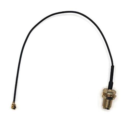 Mueller Electric AI-000918-6 koaxiální kabel RP-SMA zástrčka IPEX zástrčka 0.15 m černá 1 ks-0