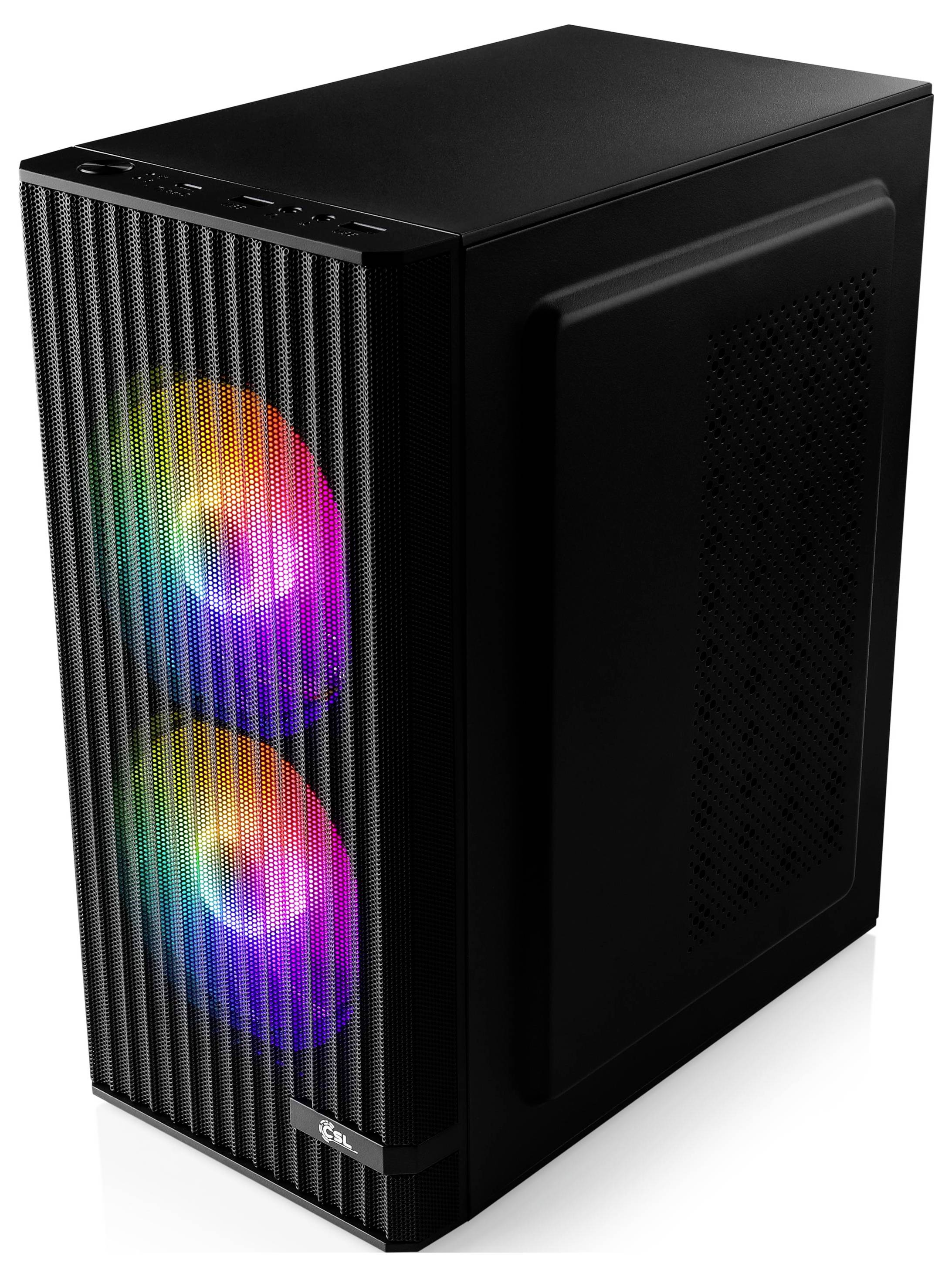 CSL Computer Gaming PC M13020H AMD Ryzen 5 5500 4.2 GHz 32 GB RAM 1000 GB SSD Nvidia GeForce RTX™ 3050 6 GB GDDR6 Win 11-3