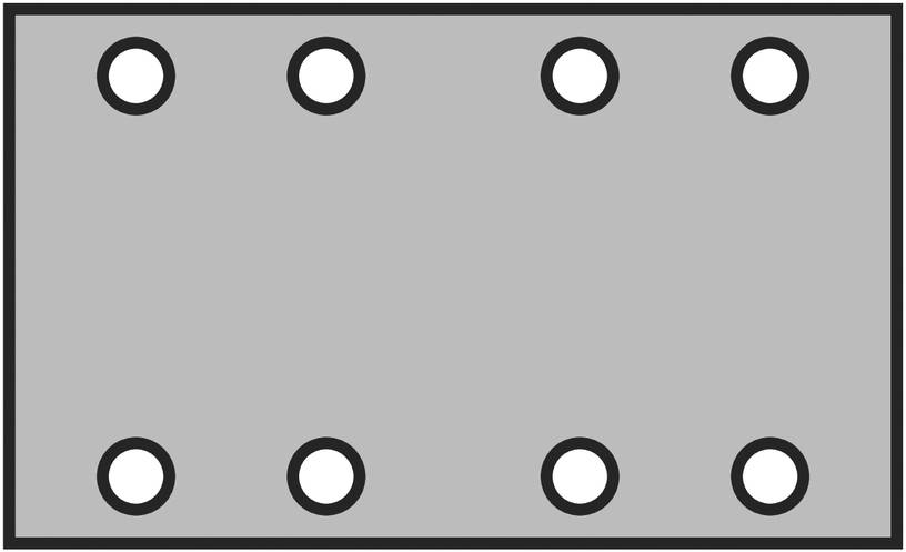 Obrázek symbolu pro Klingspor PS 77 CK T-ACT 353125 brusný papír Zrnitost 100 (d x š) 133 mm x 80 mm 100 ks