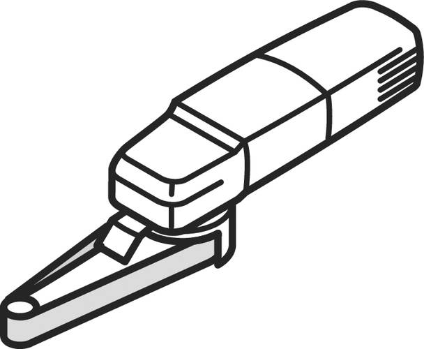 Obrázek symbolu pro Klingspor 258660 NBF 800 netkané pásky, 12 x 520 mm, Fine korund F4W 10 ks