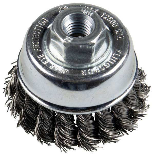 Klingspor Hrncový kartáč BT 600 z, bez kruhu, počet řad 1, 65 mm závit M 14 0,35, ocel BT 600 Z  358334 1 ks