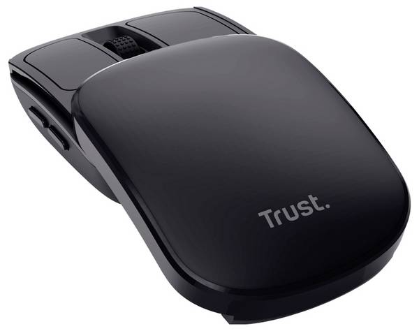 Trust ZYLO  myš, přenos bezdrátový, 6 tlačítko, 2400 dpi, černá
