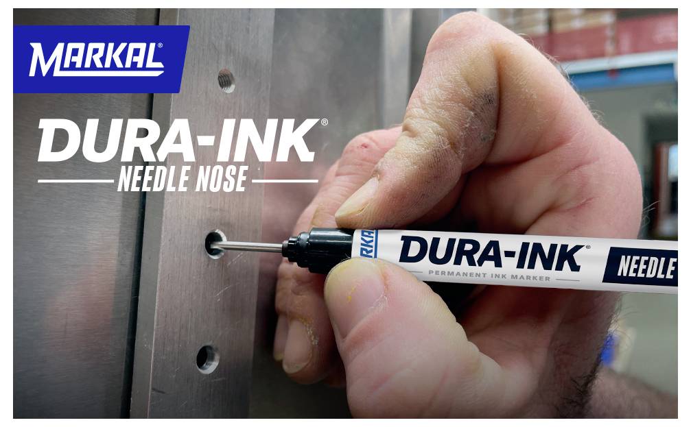 Markal DURA-INK NEEDLE NOSE 96519 permanentní popisovač modrá Vodotěsné: Ano-1