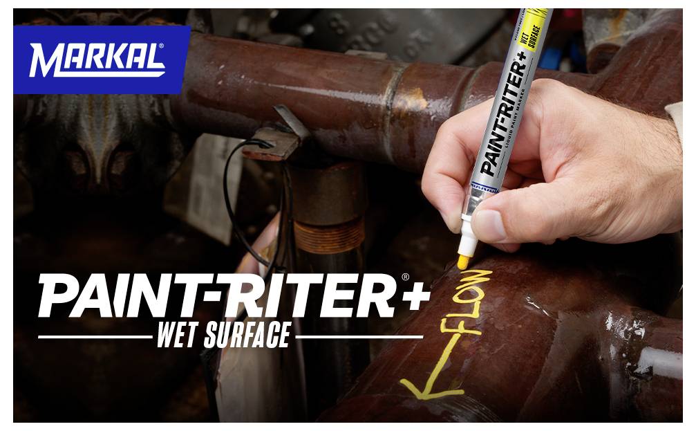 Markal PAINT-RITER+ WET SURFACE 96933 popisovač na laky černá 4 mm-1