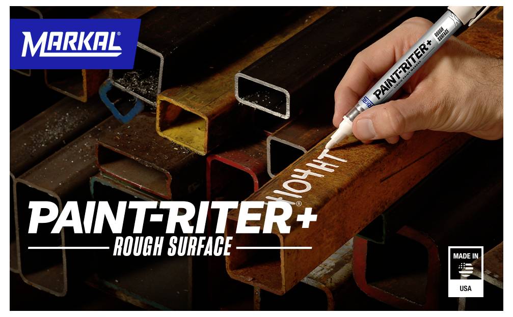 Markal PAINT-RITER+ ROUGH SURFACE 97250 popisovač na laky bílá 4 mm-1