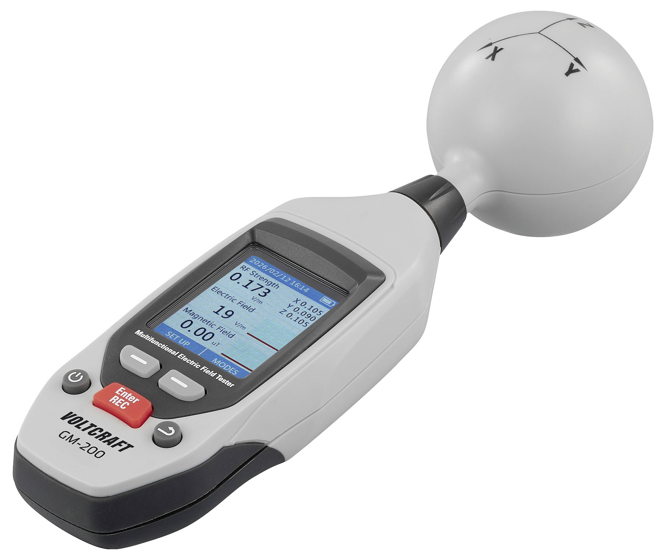 VOLTCRAFT GM-200 měřič nízkofrekvenčního (NF) elektrosmogu-1