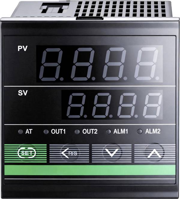 TRU COMPONENTS TC-CH702 PID termostat B , E , J , K, N , R , S , T , Pt100 -200 do 1820 °C SSR, analogový proudový (d x š x v) 73 x 72 x 72 mm