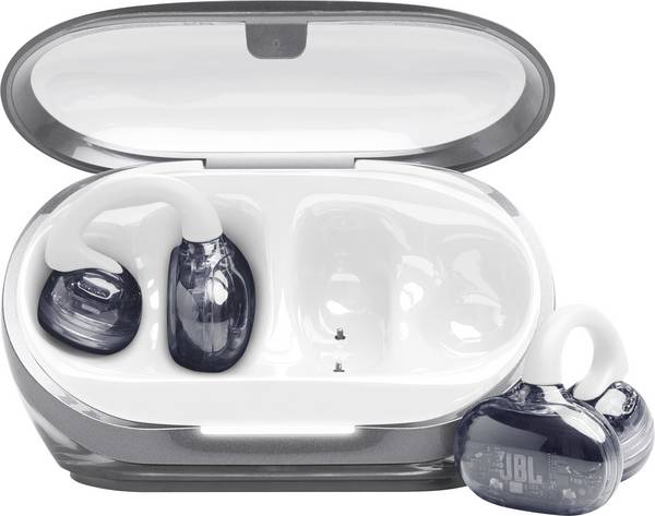 JBL Soundgear Clips TWS  otevřená sluchátka Bluetooth®, Bez kabelu stereo bílá  headset, odolné vůči potu, dotykové ovládání Hi-Fi