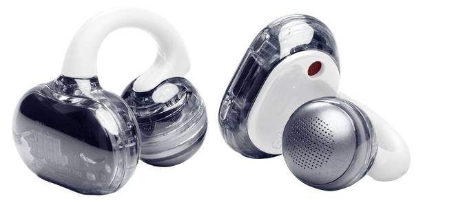JBL Soundgear Clips TWS otevřená sluchátka Bluetooth®, Bez kabelu stereo bílá headset, odolné vůči potu, dotykové ovládá-1