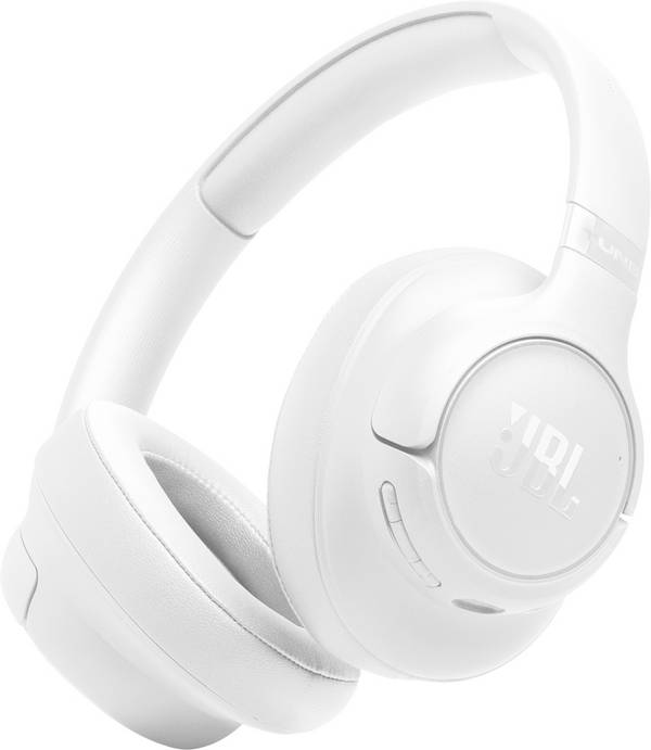 JBL Tune 730BT  sluchátka uzavřená (Over Ear) Bez kabelu, Bluetooth®  bílá  složitelná, regulace hlasitosti