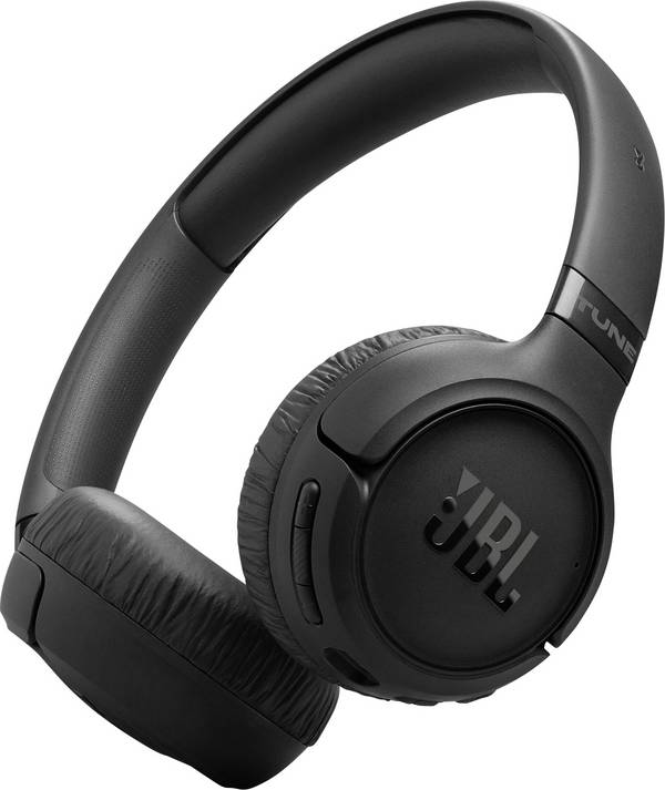 JBL Tune 680 NC  sluchátka uzavřená (Over Ear) Bez kabelu, Bluetooth®, kabelová stereo černá  regulace hlasitosti, Vypnutí zvuku mikrofonu Hi-Fi