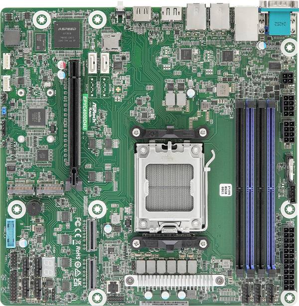 ASRock EPYC4000D4U Základní deska  Socket (PC) AMD AM5 Tvarový faktor Micro-ATX