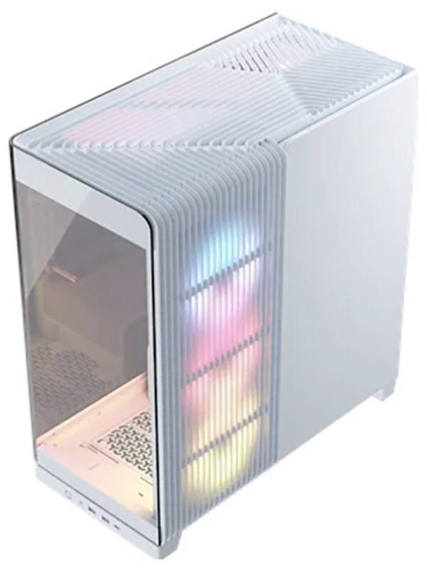 Corsair FRAME 4500X LX RGB midi tower PC skříň  bílá boční okno, prachový filtr