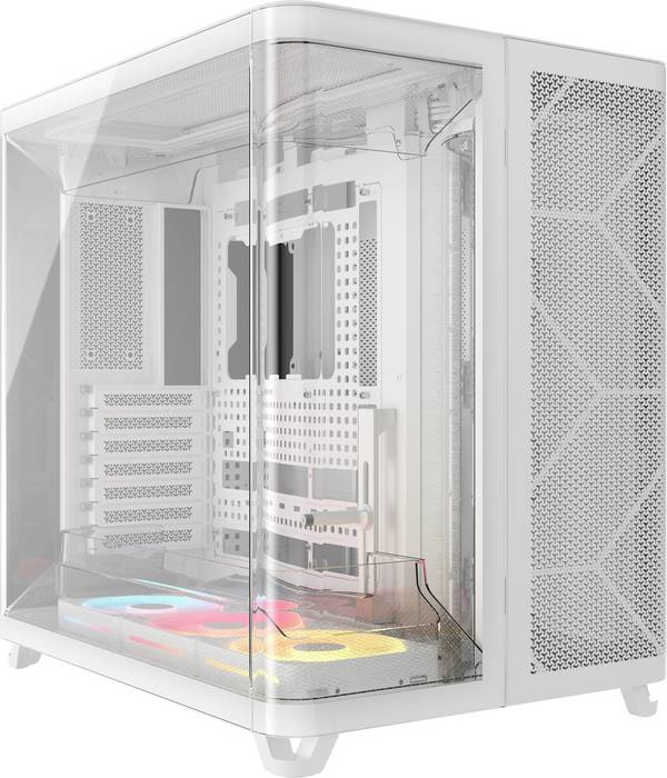 Corsair AIR 5400 LX-R LINK midi tower PC skříň  bílá