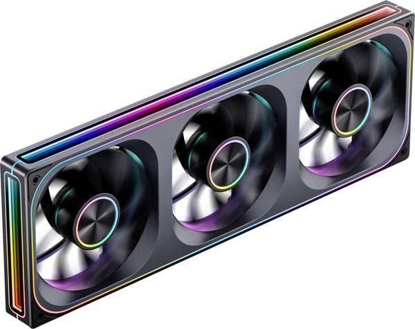Jonsbo ZA-360 PC větrák s krytem černá  včetně LED osvětlení