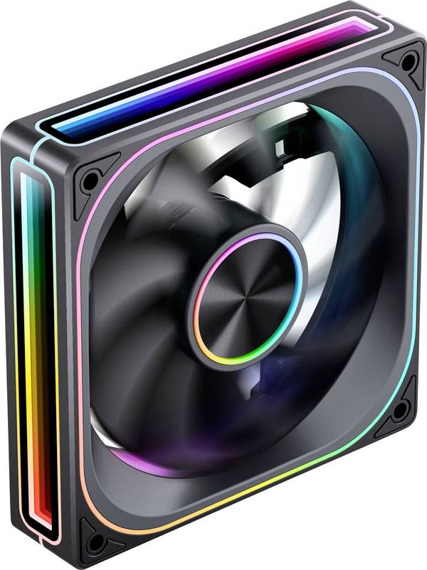 Jonsbo ZA-120 PC větrák s krytem černá  včetně LED osvětlení