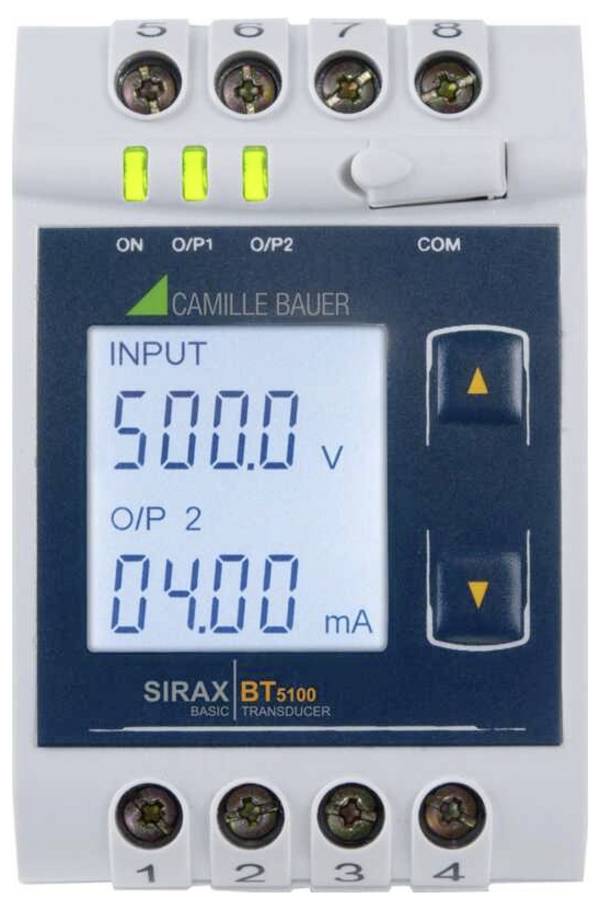 Camille Bauer SIRAX BT5100 Měřicí převodník pro střídavé napětí, RS485, LCD displej