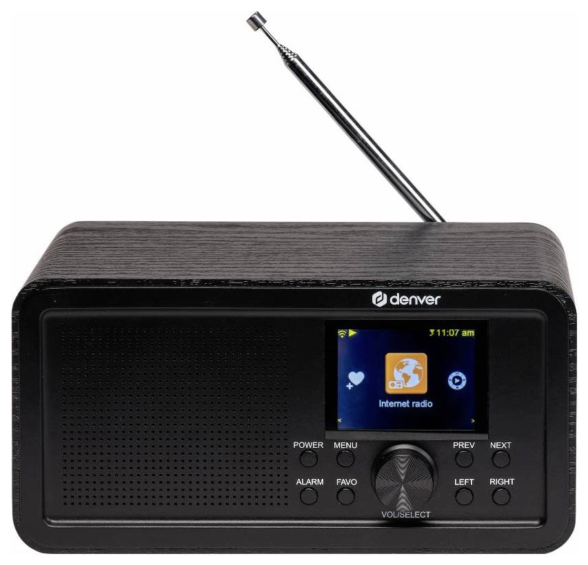 Denver DIR-200 111111000660 internetové stolní rádio, DAB+, FM, internetové, internet, FM, Bluetooth, DAB+, Wi-Fi, funkc-1