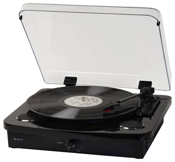 Denver VPL-230B gramofon řemínkový pohon černá