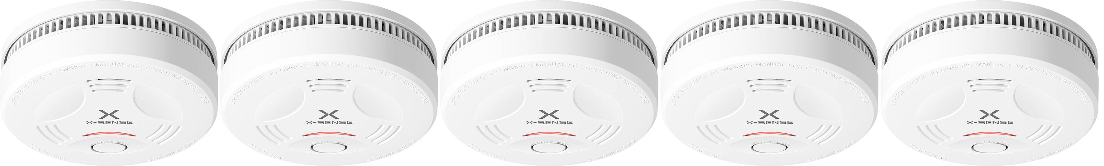 X-Sense SD11 detektor kouře vč. baterie s životností 10 let (š x v x h) 122 x 44 x 122 mm 5 ks-0