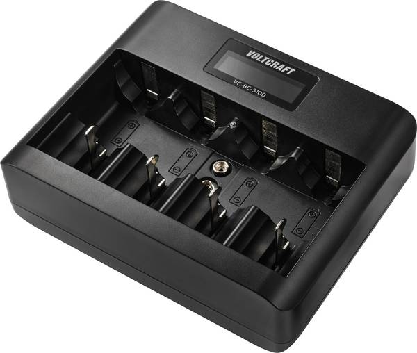 VOLTCRAFT VC-BC-5100 nabíječka akumulátorů NiMH, Li-Ion AA, AAA, malé mono, velké mono, 9 V