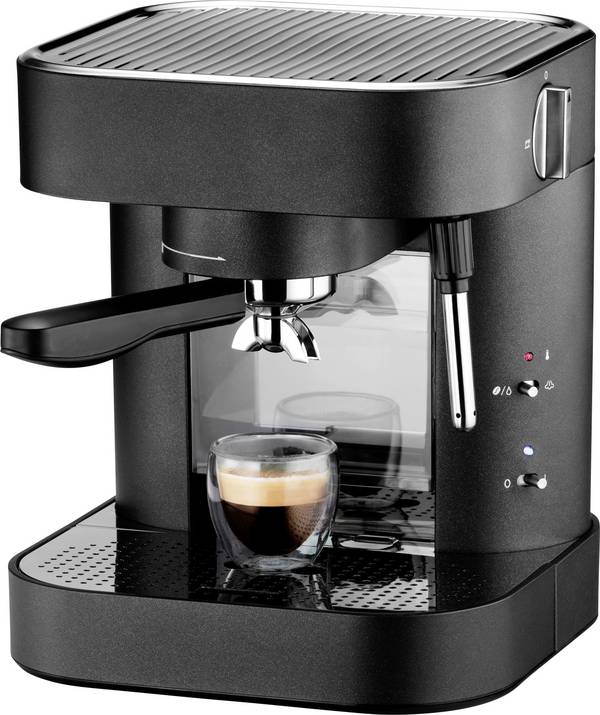 Trisa Espresso Perfetto Kávovar černá, nerezová ocel 1275 W