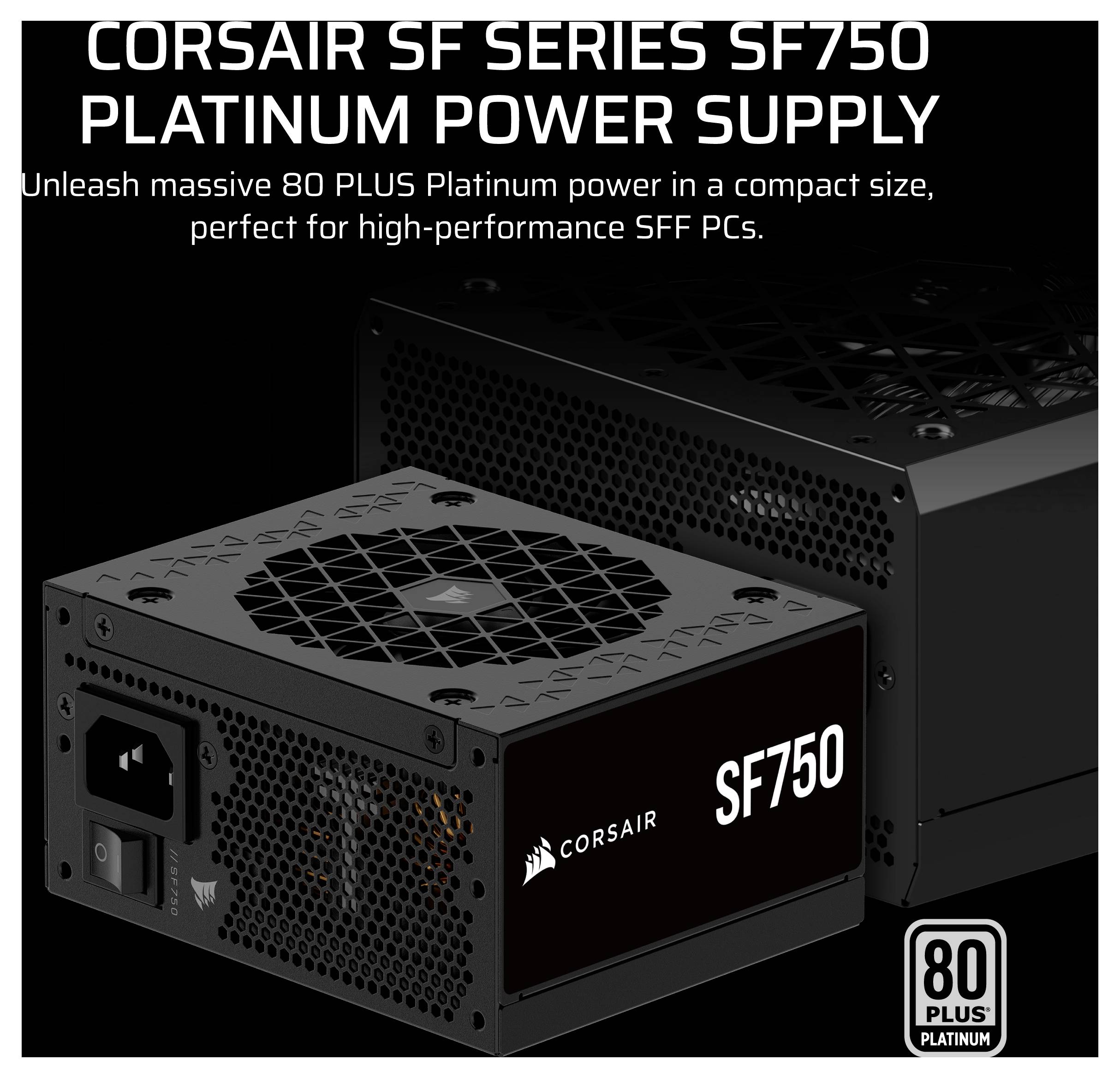 Corsair SF Series SF750 PC síťový zdroj 750 W SFX 80 PLUS® Platinum-10