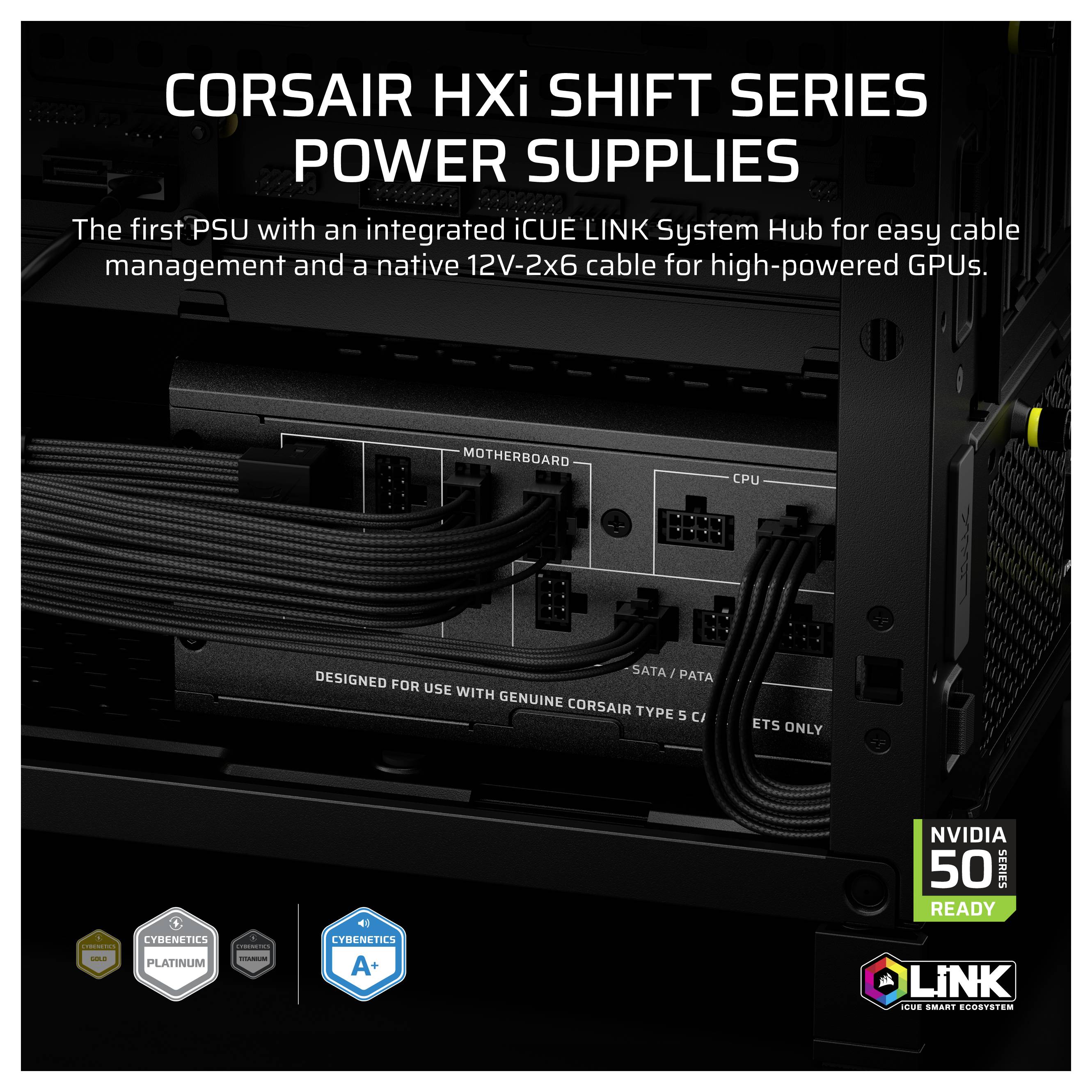 Corsair HX1000i SHIFT PC síťový zdroj 1000 W ATX 80 PLUS® Platinum-27