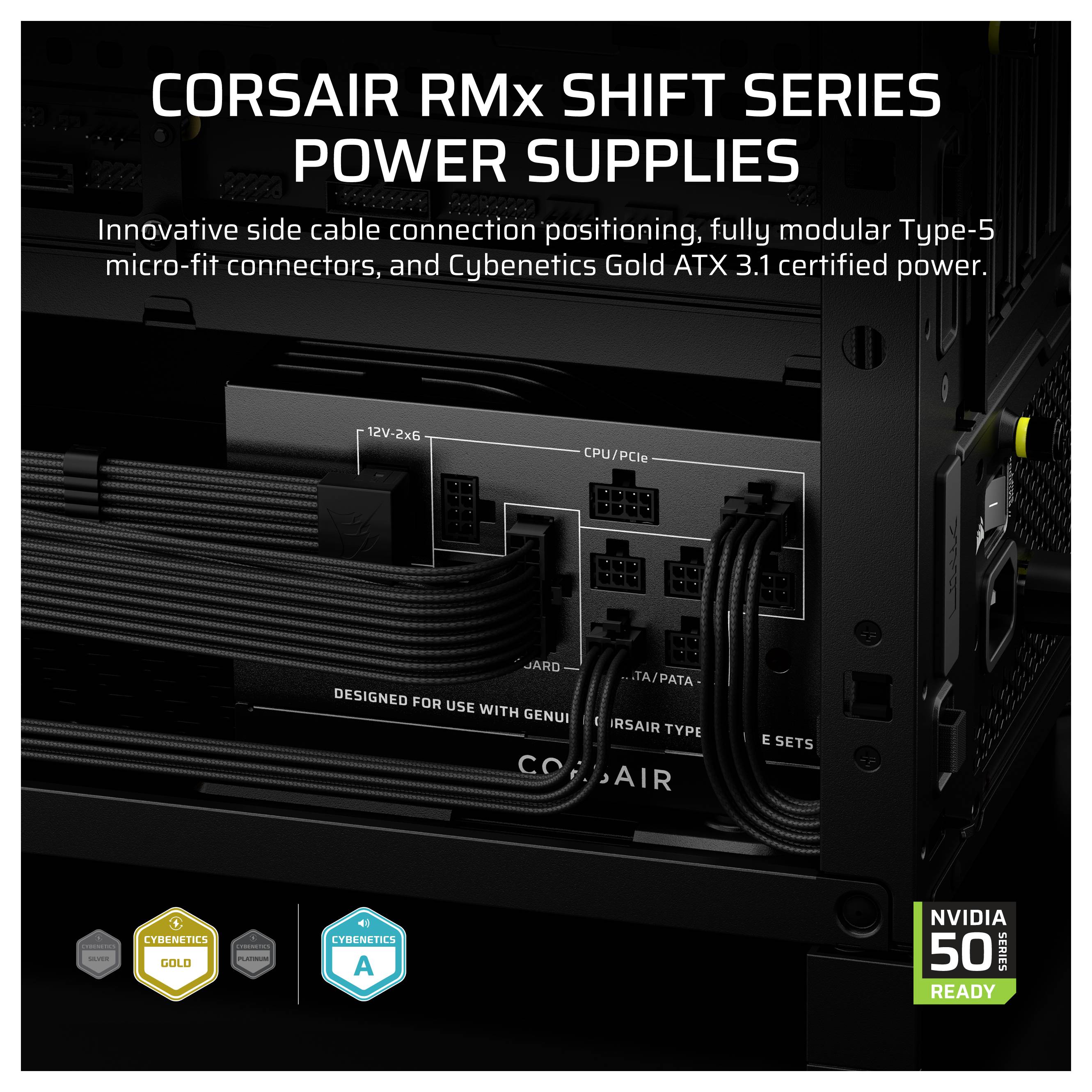 Corsair RM1000x SHIFT PC síťový zdroj 1000 W ATX 80 PLUS® Gold-25