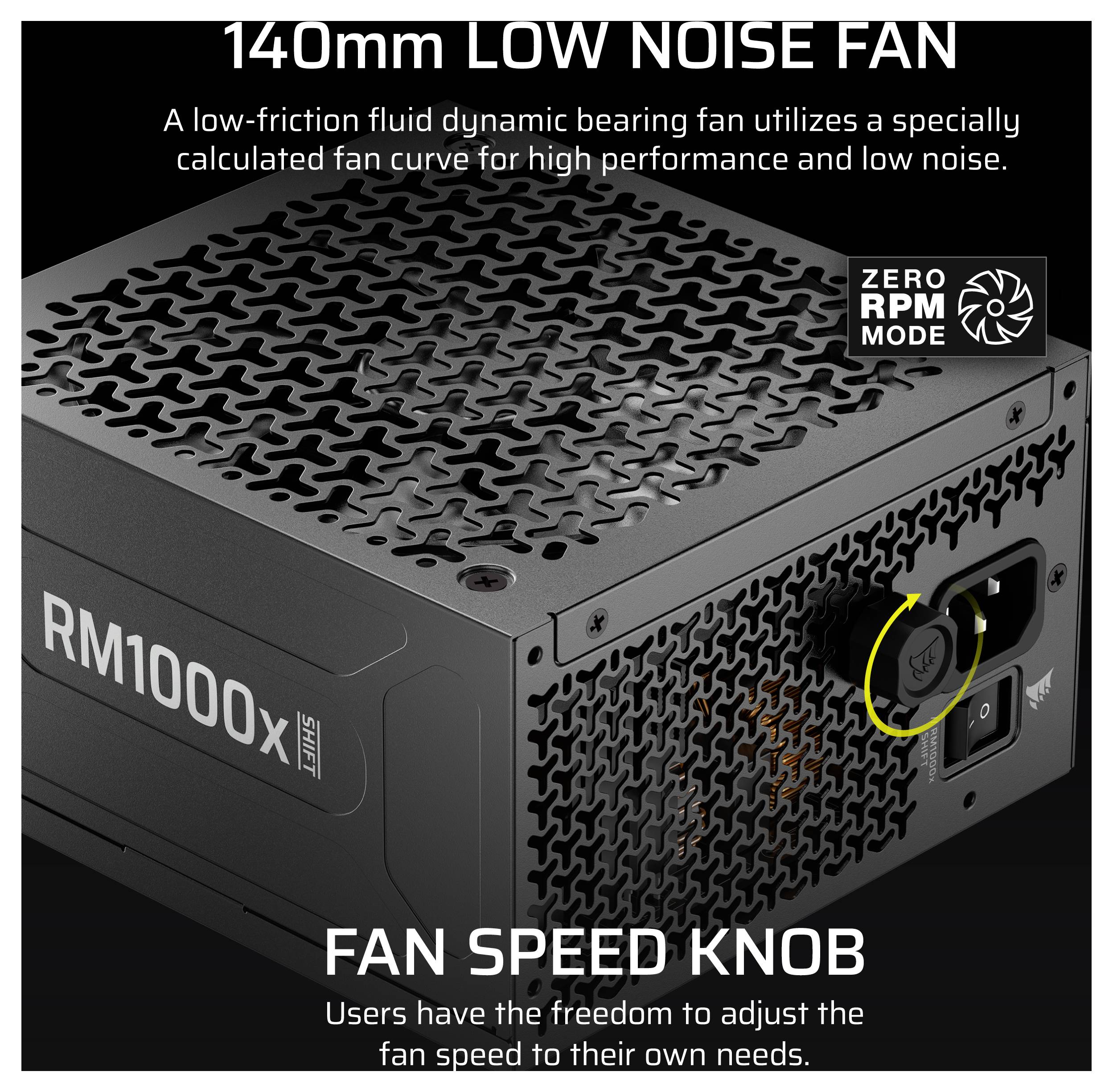Corsair RM1000x SHIFT PC síťový zdroj 1000 W ATX 80 PLUS® Gold-30