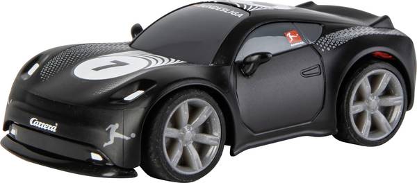Carrera 370430043 CARRERA - Bundesliga - 2.4GHz Mini RC schwarz 370430043 1:43 RC model auta elektrický závodní auto vč. akumulátorů a kabelu k nabíjení