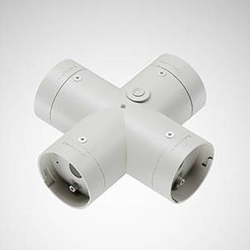 Trilux 9829800 Tugra X-Conn. Alu 23 Křížová spojka hliník (Ø x v) 75 mm x 82 mm 1 ks-0