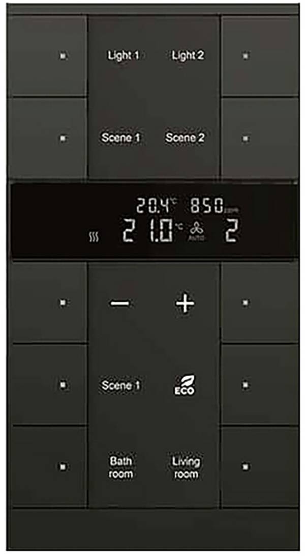 Busch-Jaeger KNX 2CKA006330A0067 termostat s hygrostatem    SBC/U10.0.1-885
