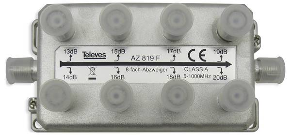 Televes AZ 819 F odbočka TV kabelu  5 - 1218 MHz